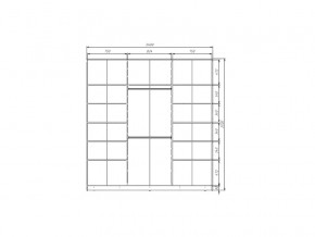 Шкаф-купе Max МШ-25-6-24/2-222 пленка Oracal белая в Магнитогорске - magnitogorsk.mebel74.com | фото 2