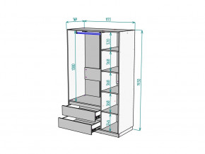 Шкаф Malta light H298 Белый в Магнитогорске - magnitogorsk.mebel74.com | фото 2