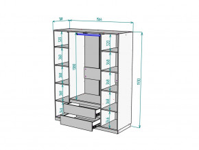 Шкаф Malta light H302 Белый в Магнитогорске - magnitogorsk.mebel74.com | фото 2