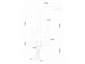 Смеситель Dr. Gans Акцент в Магнитогорске - magnitogorsk.mebel74.com | фото 2