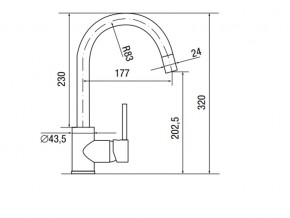 Смеситель Logic LM2101 Chrome в Магнитогорске - magnitogorsk.mebel74.com | фото 2