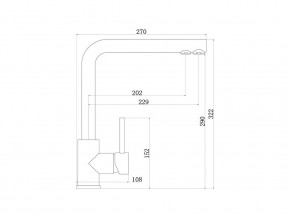 Смеситель Sprint logic LM2196 Stainless Steel в Магнитогорске - magnitogorsk.mebel74.com | фото 2