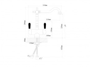 Смесители Florentina Ария бронза в Магнитогорске - magnitogorsk.mebel74.com | фото 2