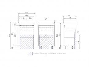 Тумба Grani 500-2-0 Фостер в Магнитогорске - magnitogorsk.mebel74.com | фото 4