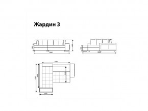 Угловой диван Жардин 3 вид 1 в Магнитогорске - magnitogorsk.mebel74.com | фото 8