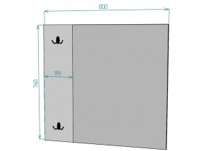 Зеркало Лофт Z10 ширина 800 в Магнитогорске - magnitogorsk.mebel74.com | фото 2